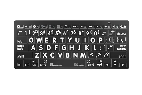 Keyboard huruf besar untuk low vision