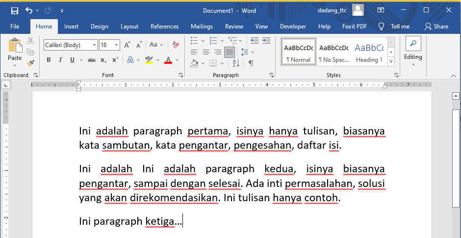 Koreksi otomatis Word