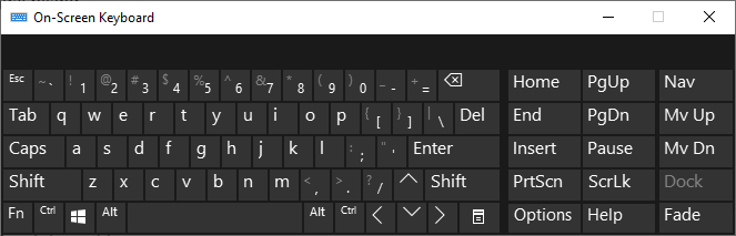 On-screen keyboard for kids