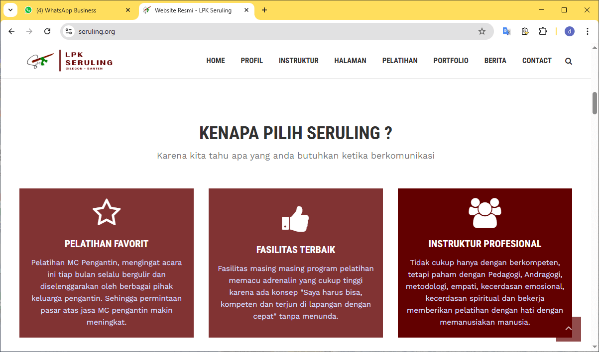 Halaman Pendaftaran