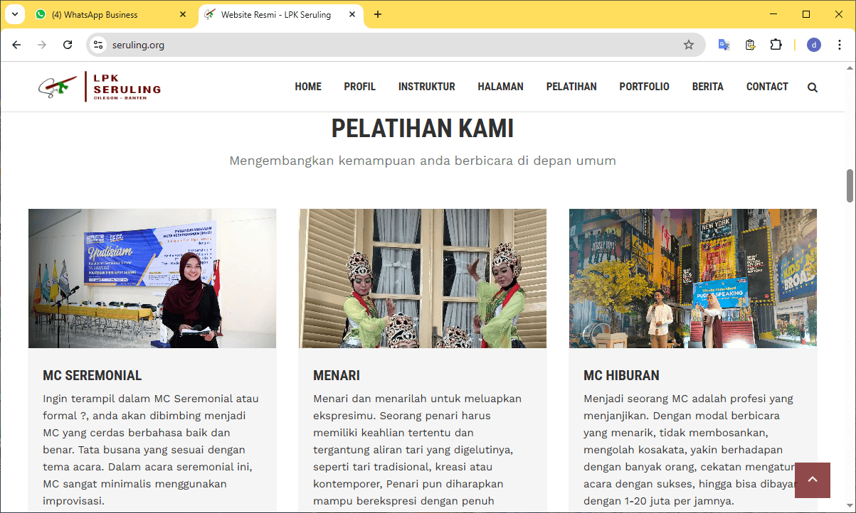 Halaman Program